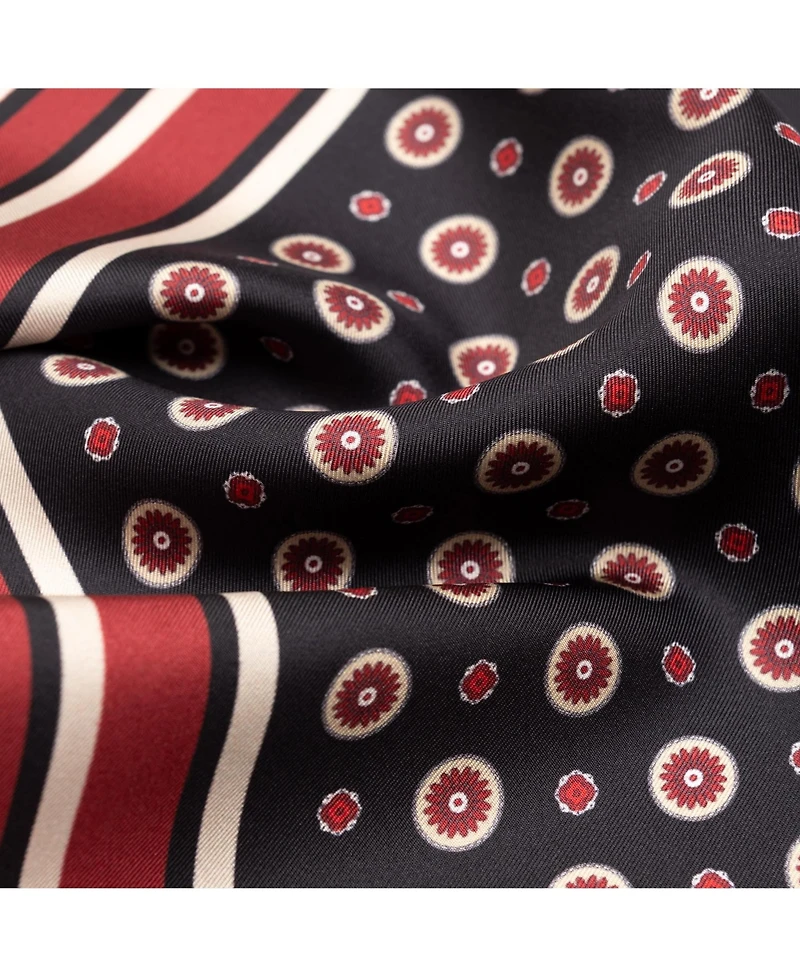 Elizabetta Men's Pantera - Silk Pocket Square for Men