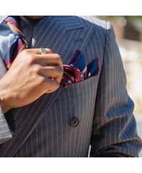Elizabetta Men's Pantera - Silk Pocket Square for Men