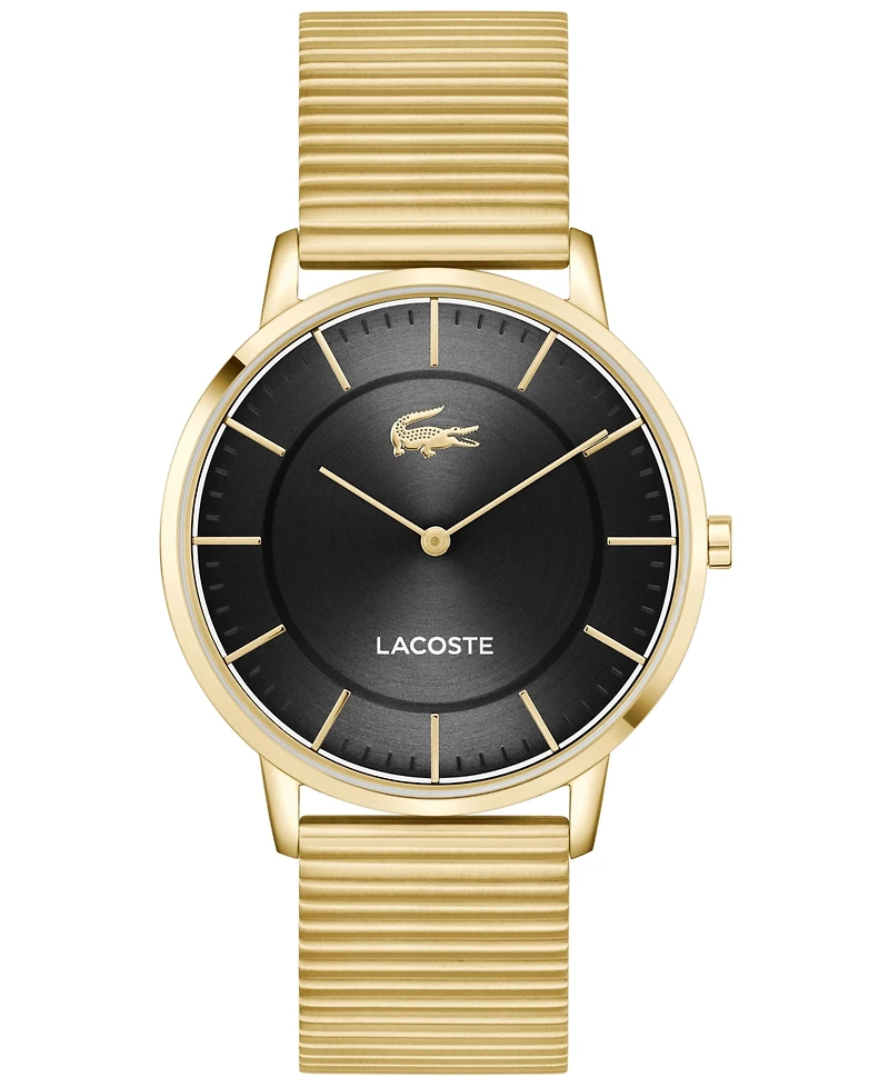 Lacoste Men's Crocorigin Gold Tone Stainless Steel Bracelet Watch, 40.5mm