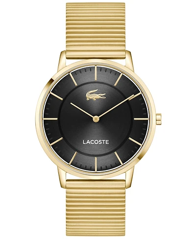 Lacoste Men's Crocorigin Gold Tone Stainless Steel Bracelet Watch, 40.5mm