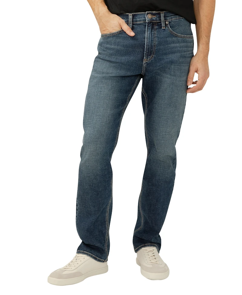 Silver Jeans Co. Men's Machray Athletic Fit Straight Leg Luxe Heritage