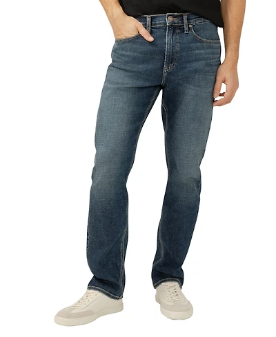 Silver Jeans Co. Men's Machray Athletic Fit Straight Leg Luxe Heritage