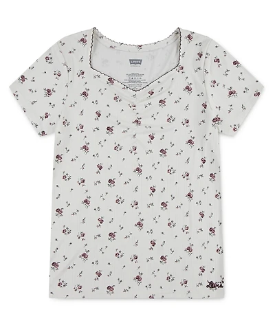 Levi's Big Girls Sweetheart Floral Top