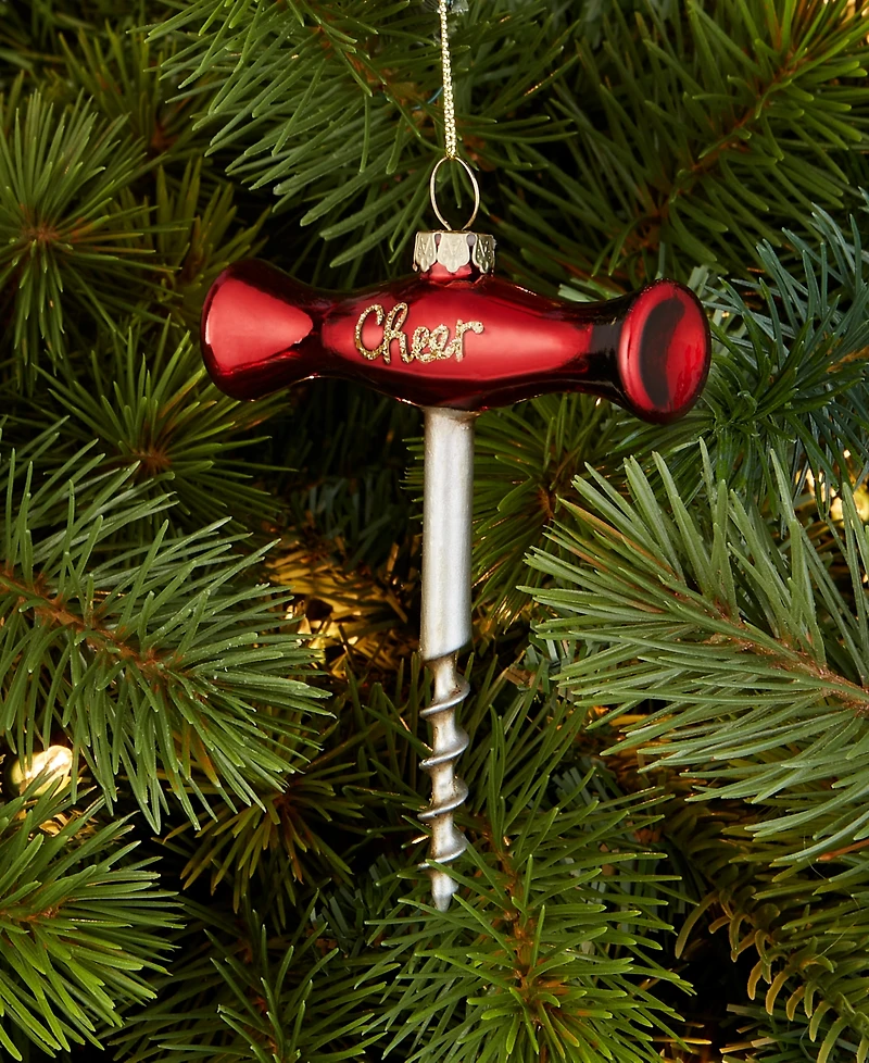 Holiday Lane Spirits Glass Bottle Opener Ornament, Macy's Exclusive