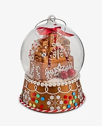 Holiday Lane Gingerbread Village Glass Snow Globe Ornament, Macy's Exclusive