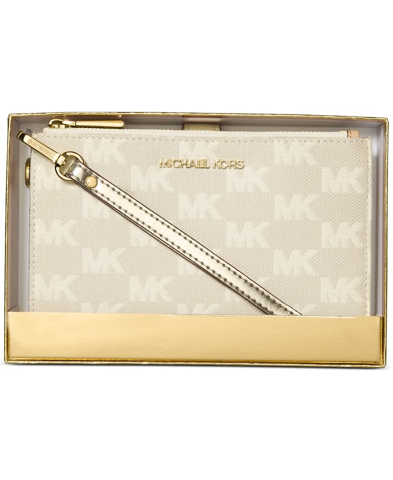 Michael Michael Kors Jet Set Double Zip Wristlet