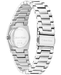 Calvin Klein Women's Ck Unite Silver Tone Stainless Steel Bracelet Watch 26mm