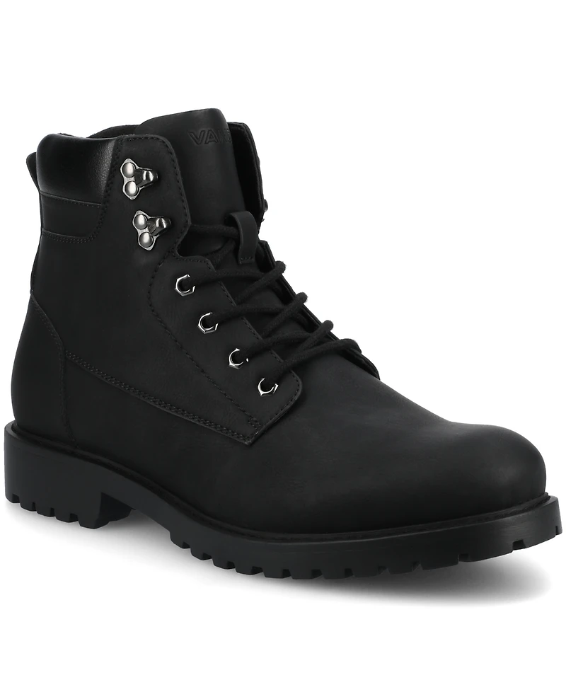 Vance Co. Men's Rogue Round Toe Work Ankle Boots