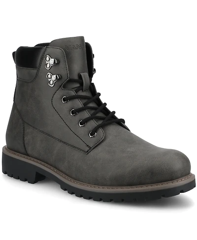 Vance Co. Men's Rogue Round Toe Work Ankle Boots