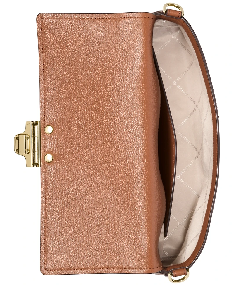 Michael Michael Kors Addie Small Leather Convertible Pouchette Crossbody