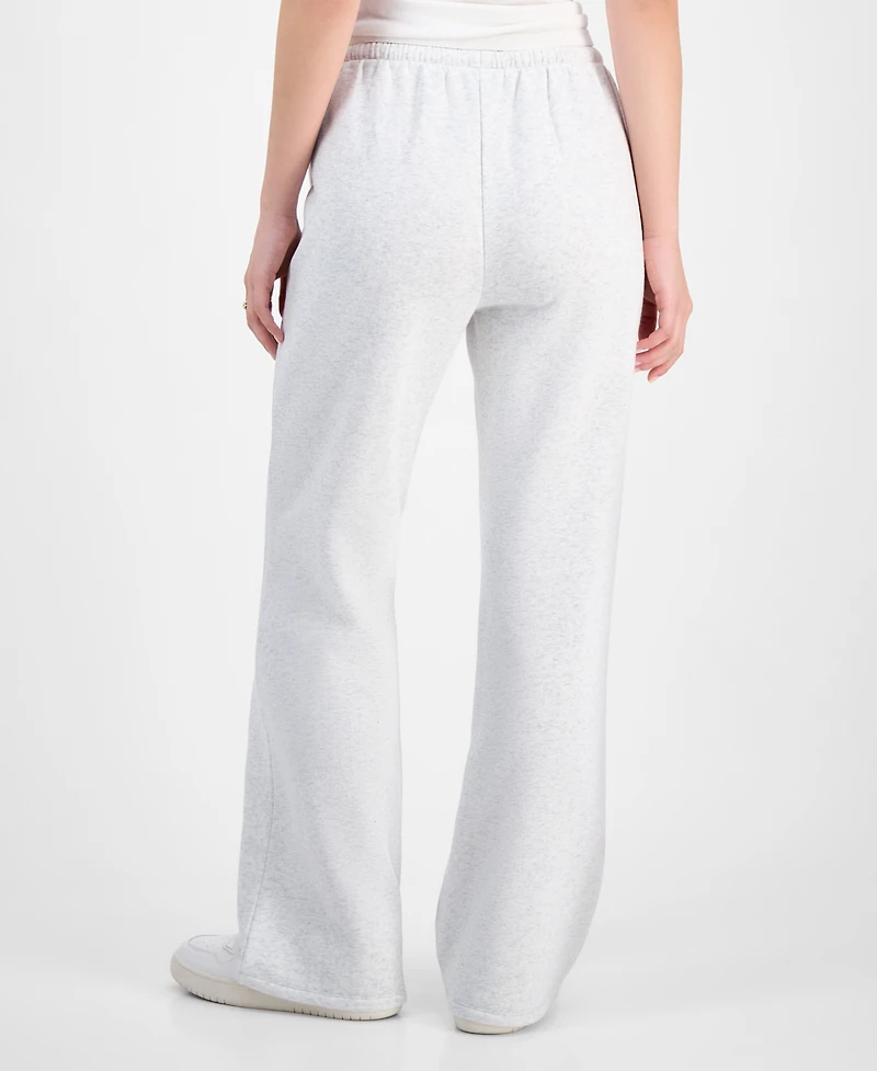 Planet Heart Juniors' Novelty Flare Fleece Sweatpants