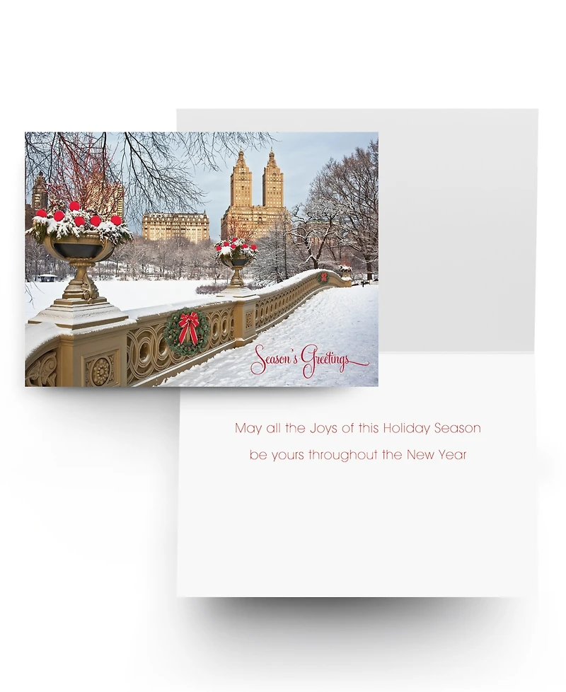 Masterpiece Studios Bow Bridge Holiday Boxed Cards
