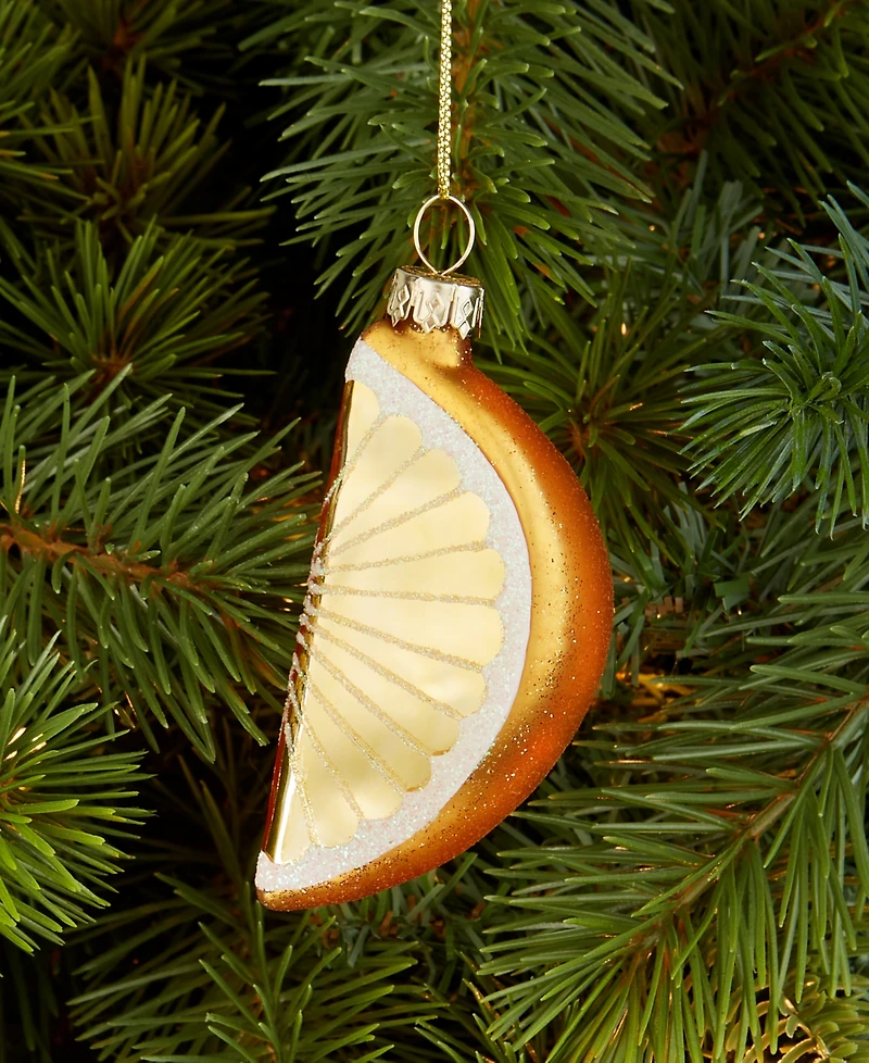 Holiday Lane Spirits Lemon Wedge Ornament, Macy's Exclusive