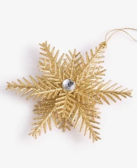 Holiday Lane Blessed Gold-Tone Snowflake Ornament, Macy's Exclusive