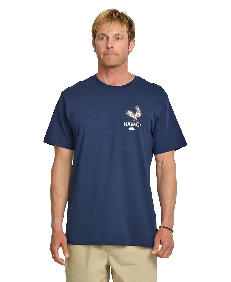 Quiksilver Men's Hawaii Rooster Short Sleeve T-Shirt
