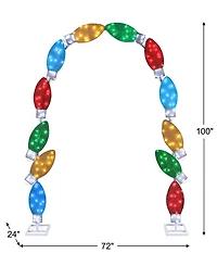 Mr. Christmas C9 Bulb Illuminated Tinsel Arch