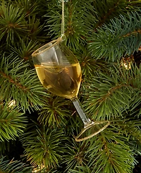 Holiday Lane Spirits White Wine Glass Ornament, Macy's Exclusive