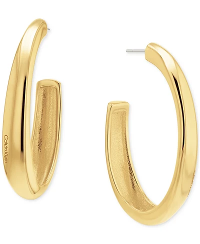 Calvin Klein Medium Modern Purity C-Hoop Earrings