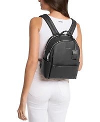 Michael Michael Kors Sable Medium Pebbled Leather Backpack