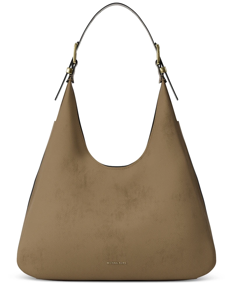 Michael Kors Nolita Large Nubuck Hobo Shoulder Bag