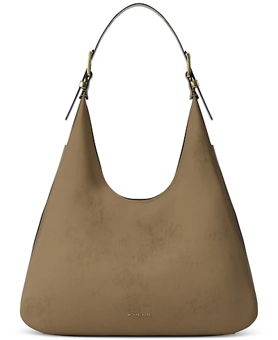 Michael Kors Nolita Large Nubuck Hobo Shoulder Bag