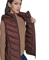 Charter Club Women's Packable Hooded Puffer Vest