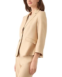 Kasper Women's Notch-Collar Button-Front Blazer