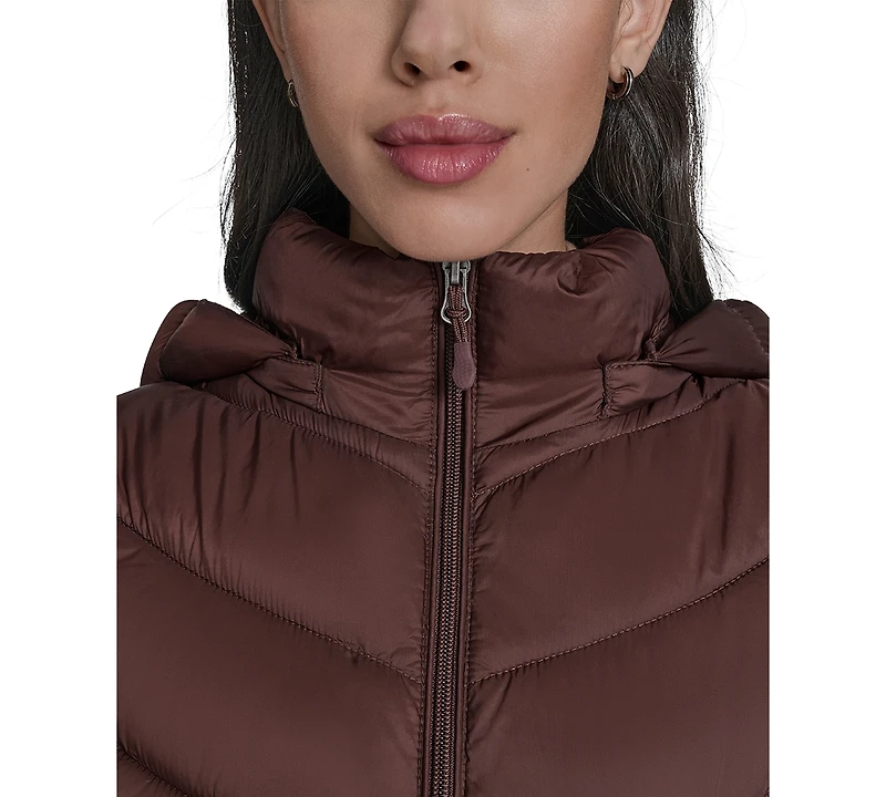 Charter Club Women's Packable Hooded Puffer Vest