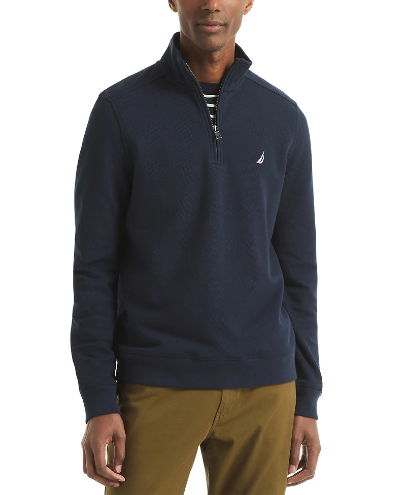 Nautica Men's Quarter-Zip Fleece Sweatshirt