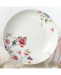 Lorren Home Trends Floral 5-Pc. Pasta/All-Purpose Bowl Set