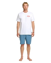 Quiksilver Men's 2000s Boarding Short Sleeve T-shirt