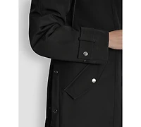 Dkny Women's Faux-Fur-Lined Hooded Softshell Coat