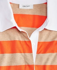 On 34th Women's Striped Rugby Top, Macy's Exclusive