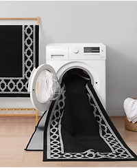 Jean Pierre New York Christine Trellis Border Tufted Runner Rug