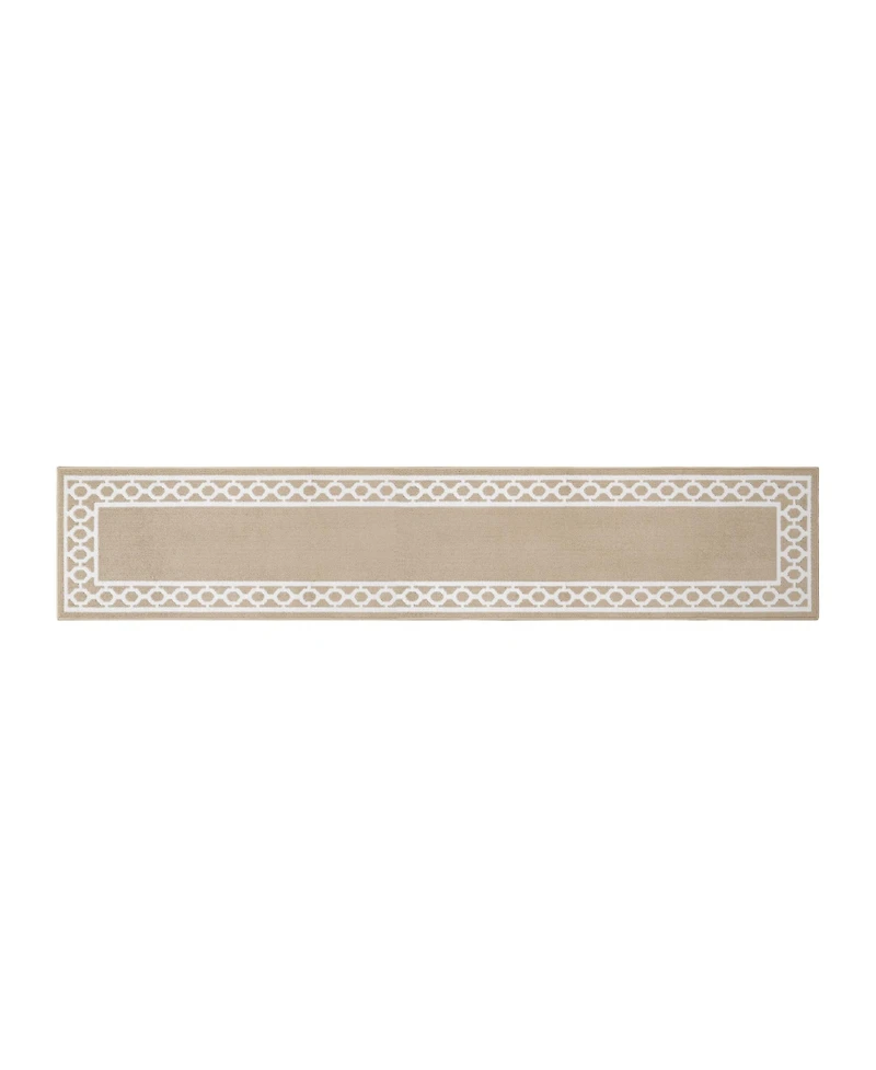 Jean Pierre New York Christine Trellis Border Tufted Runner Rug