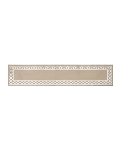 Jean Pierre New York Christine Trellis Border Tufted Runner Rug