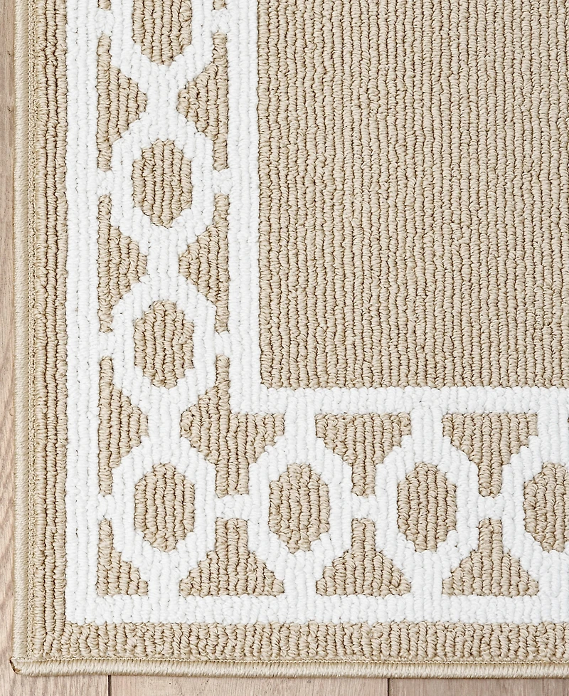 Jean Pierre New York Christine Trellis Border Tufted 2-Pc. Runner Set