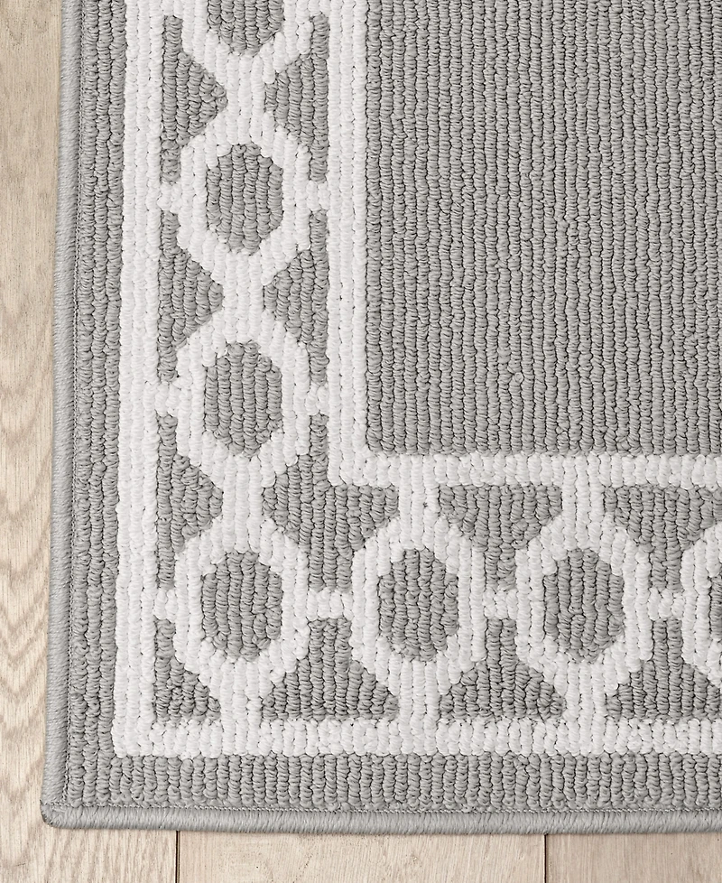 Jean Pierre New York Christine Trellis Border Tufted 2-Pc. Runner Set