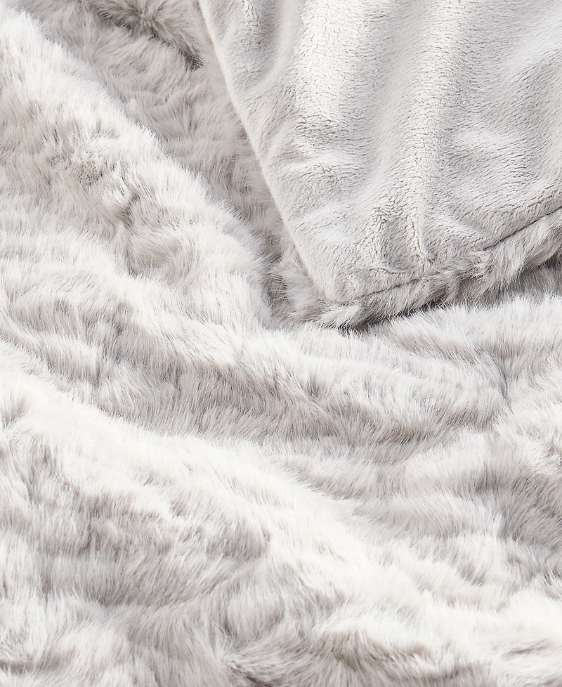 Hotel Collection Persian Lamb-Look Faux-Fur Throw, 50" x 60", Macy's Exclusive