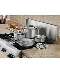 Cuisinart MultiClad Pro 7-Pc. Stainless Steel Cookware Set