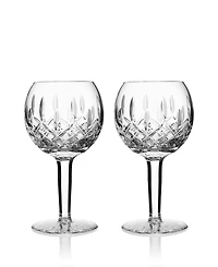 Lismore Balloon Wine Glasses 8 Oz, Set of 2