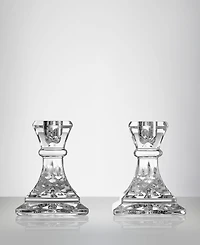 Waterford Giftology Lismore Candlesticks 4" Set of 2