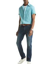 Nautica Men's Short Sleeve Button-Down Oxford Shirt