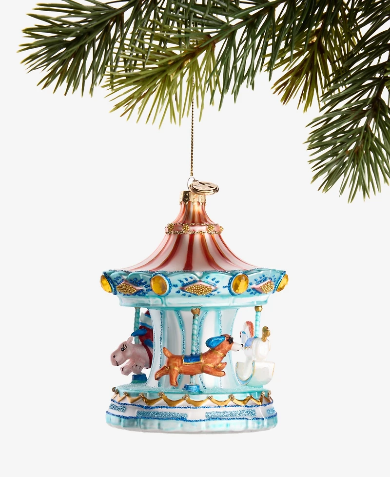 Macy's Thanksgiving Day Parade 2025 Glass Carousel Ornament, Macy's Exclusive