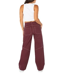 Celebrity Pink Juniors' Slouchy Skater Wide-Leg Jeans