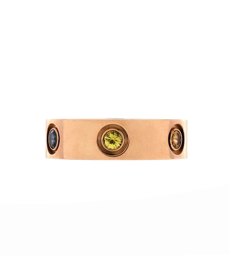 Pre-Owned Cartier Love 6 Stone Band Ring