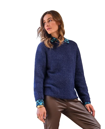 Celtic & Co. Women's Alpaca Cotton Slouch Sweater