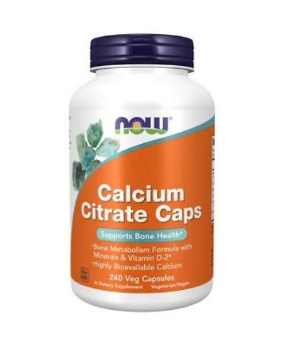 Now Foods Calcium Citrate 240 Veg Caps