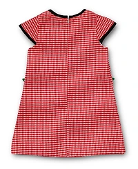 Florence Eiseman Houndstooth Dress With Flowers