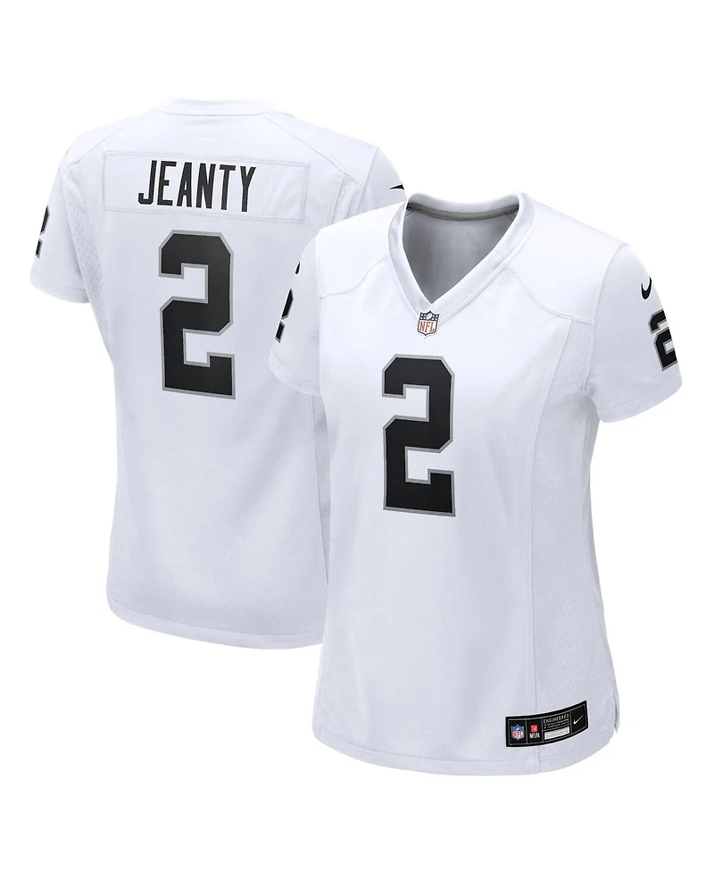 Nike Women's Ashton Jeanty White Las Vegas Raiders Game Jersey